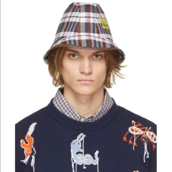 NWT AUTHENTIC Gucci mirror bucket hat Sz Medium - Picture 9 of 11